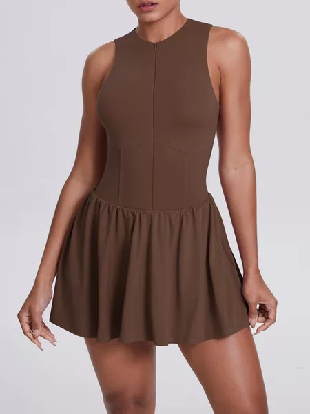 X 79283 Cloud Feel Two Piece Collar Dress