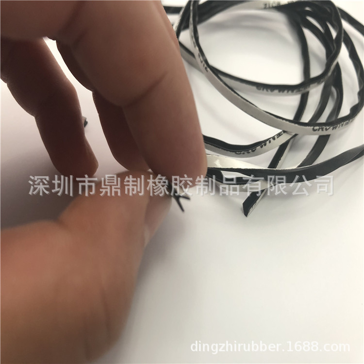 V型硅胶条背胶 自粘耐高温硅胶密封条