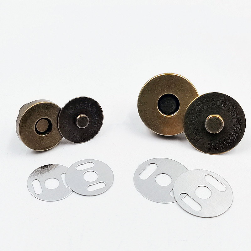 14mm18mm 자석 버클 버튼 보이지 않는 엄마와 아이 강한 자기 자기 흡입 철 버클 백 액세서리 원활한 diy