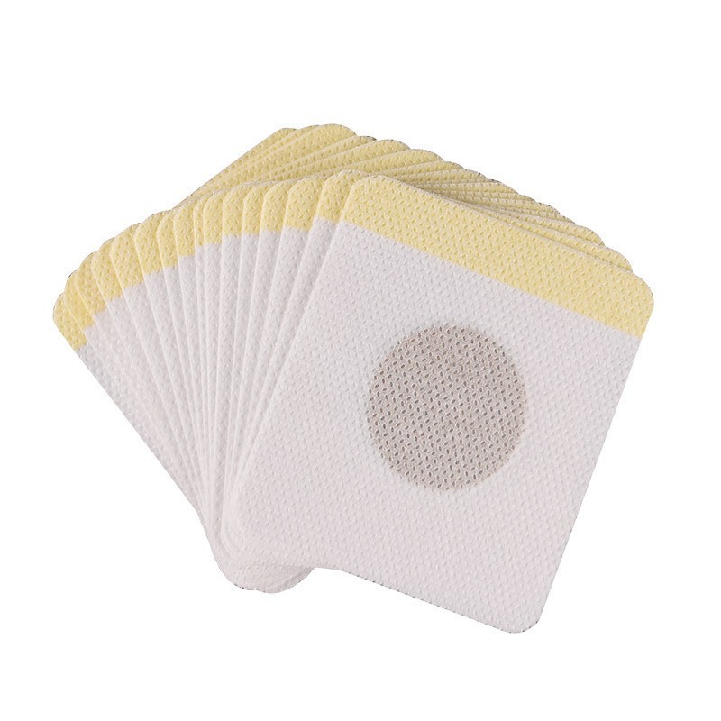 Mugwort Sanfu Patch Self Heating Acupoint Patch for Waist Wellness 30 Patches Per Bag in use