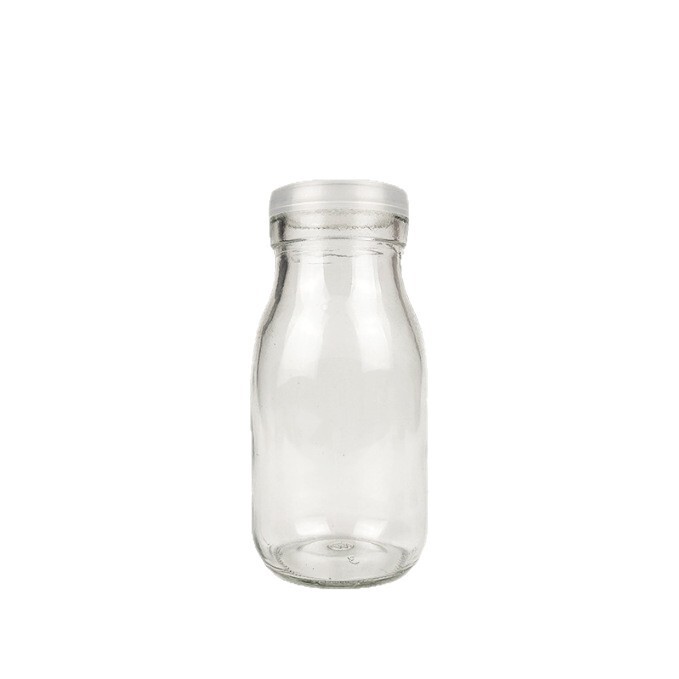 生乳瓶 ガラスミルクバー 特製牛乳瓶 ヨーグルト瓶 200ml250ml500ml キャップ付きヤギミルク瓶|undefined