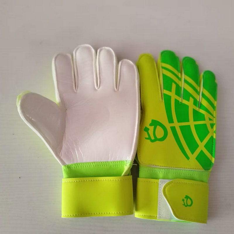 Guantes de portero de fútbol para niños y adultos, estudiantes de primaria, con protección para los dedos, guantes de portero de látex antideslizantes para entrenamiento para niños.