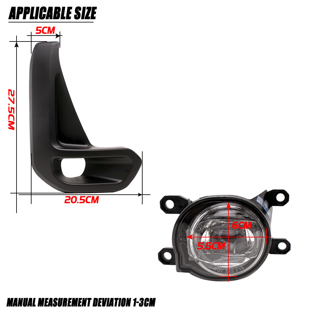 Aplicable a Toyota 20 / 21 nuevo Hercules REVO conjunto de luz de niebla frontal pickup luz de día luz de barra