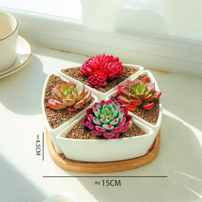 [간단] 삼각 세면대 조합 A (세면대 + 대나무 홀더 포함)