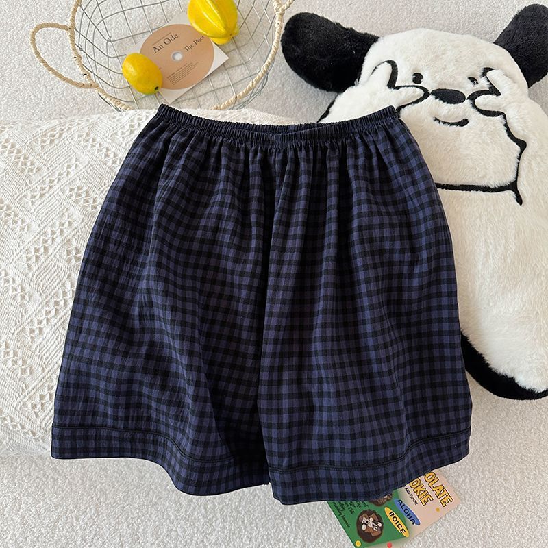 Pantalones cortos de tres piezas pantalones de manga corta verano nuevo estilo caliente dibujos animados casual lindo estilo cardigan pijamas mujeres nubes algodón