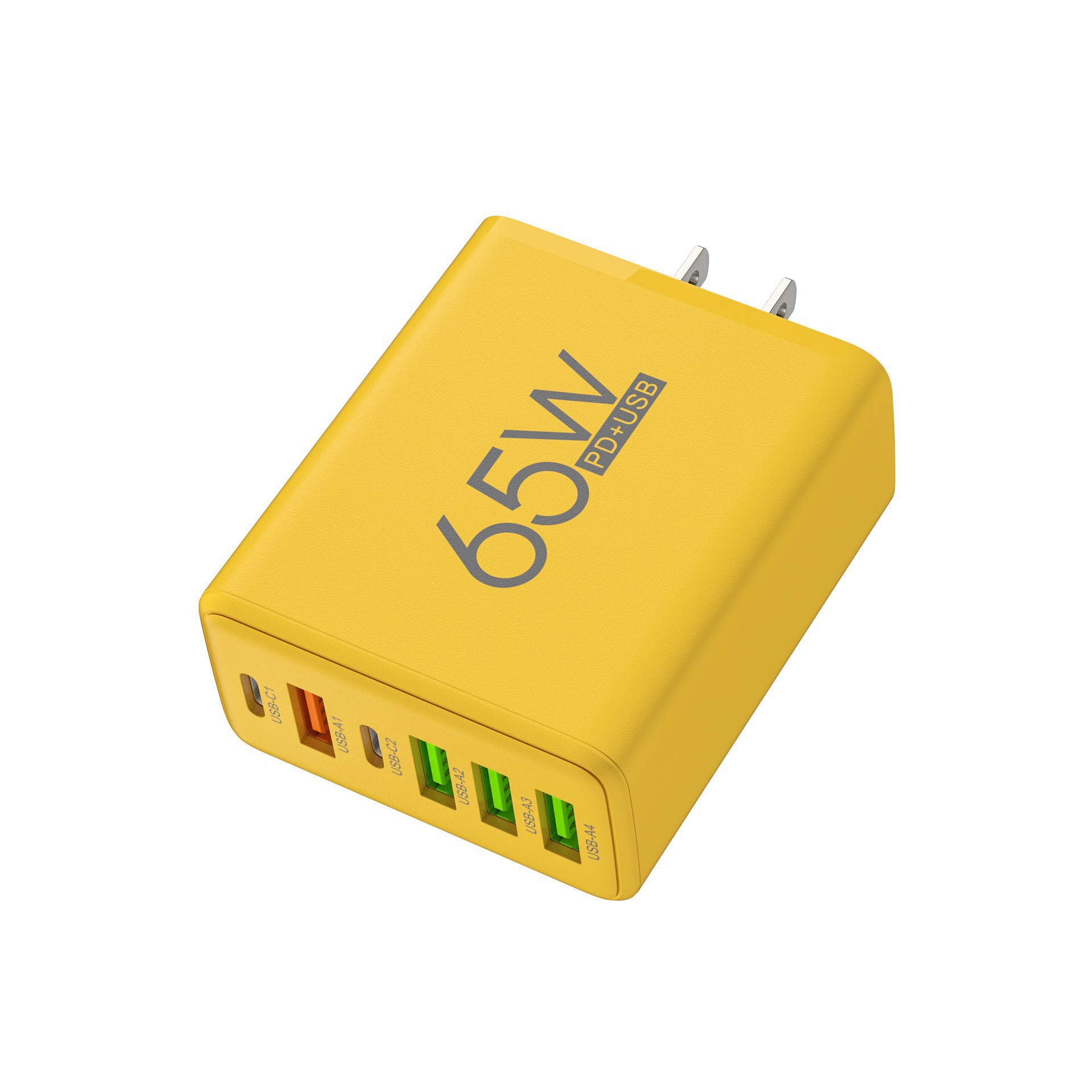 4USB+DualTypeC Charger for Apple15 PD65W Fast Charge