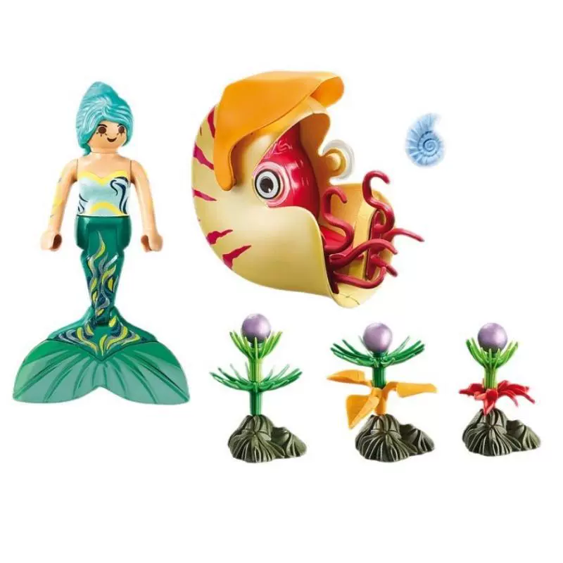 Playmobil, Mobile world, family toy, Birthday gift, mermaid