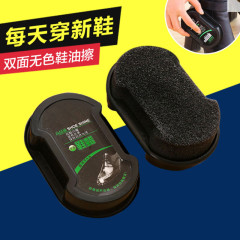 擦鞋神器便攜海綿鞋擦雙面海綿鞋油皮革護理皮鞋海綿鞋蠟