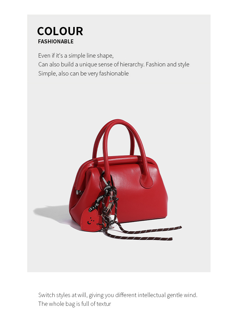 Autunno Inverno Nuovo Guscio Portatile con Alta Bellezza, Amore Baseball, Ciondolo Personalizzato e Nicchia Una Spalla Diagonale_voghion.com