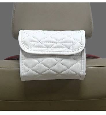 Box Large Capacity Large – Car tissue box/set - white