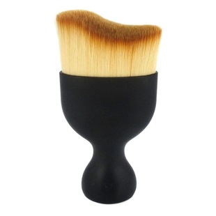 Yellow small brush car interior brush air conditioning steering wheel air outlet cleaning brush car gap cleaning brush
