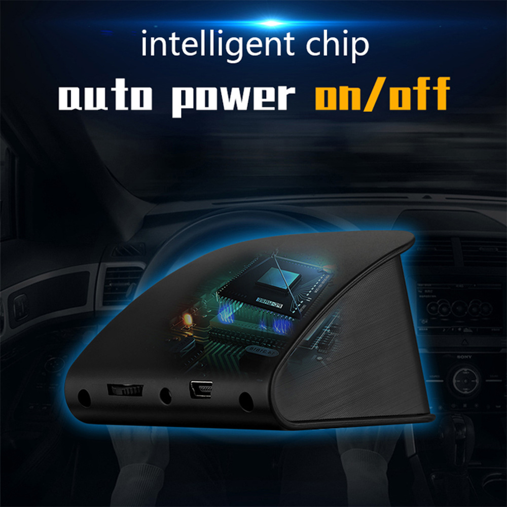 P10 Car Hud Head-Up Display Car Projector Driving Computer Obd2 Head-Up Display High-Definition Digital