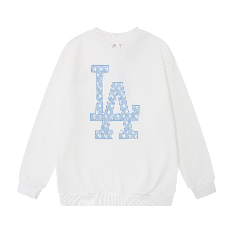 潮牌MLB2025秋冬新款老花运动后背大logo印花圆领卫衣男女情侣款|undefined