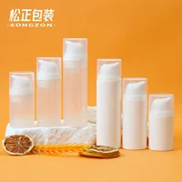 Прозрачный белый 15ml крем для глаз вакуумная бутылка 30 мл вакуумная бутылка для эмульсии 50 мл эссенции эмульсия PP вакуумная бутылка