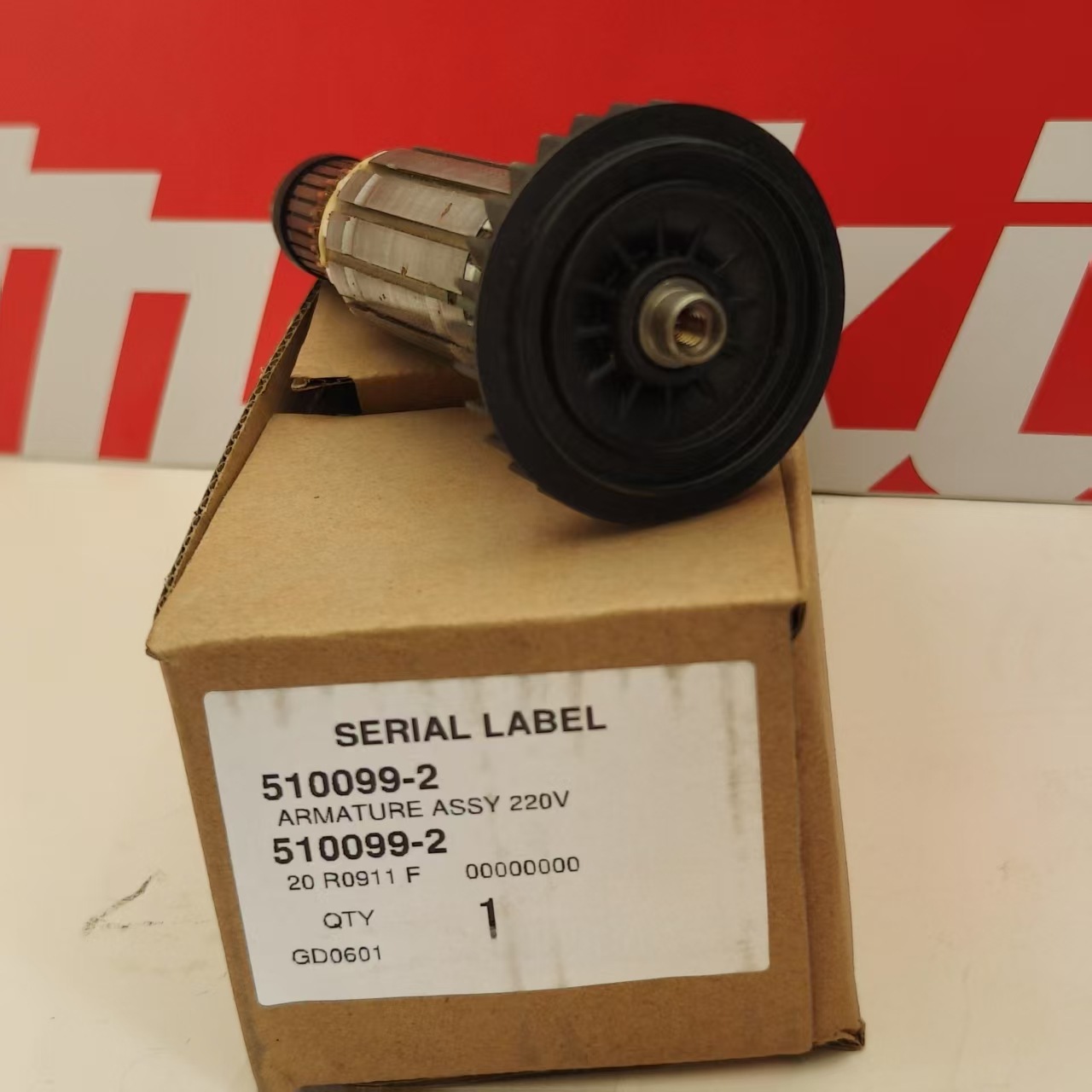 牧田MAKITA直磨机GD0601电磨内孔打磨机原装正品配件转子电枢组件