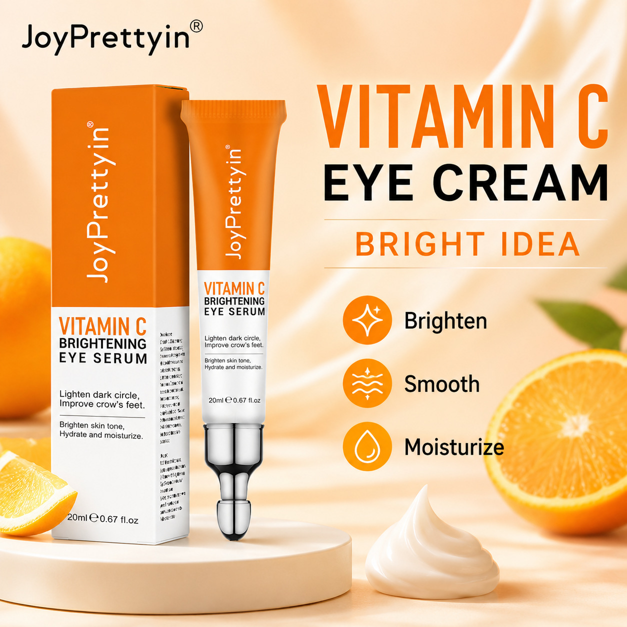 Joyprettyin Vitamin C Set Vitamin C Cream Brightens and Hydrates Eyes and Eye Lines Essence Cream Wholesale