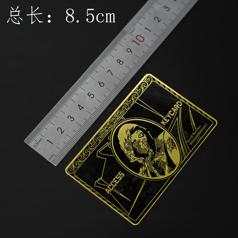 三角洲行动游戏周边合金房卡赛伊德黑卡金属钥匙游戏启动卡|undefined