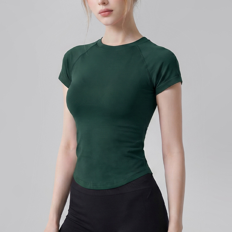 Other Seamless Slim Fit T-shirt Dark Green