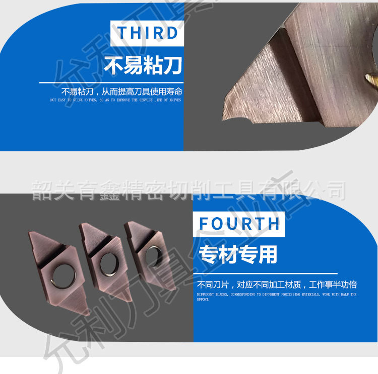 厂家直销可非标CTP15FLK CTP CTP15 允利 走心机切断切槽刀片