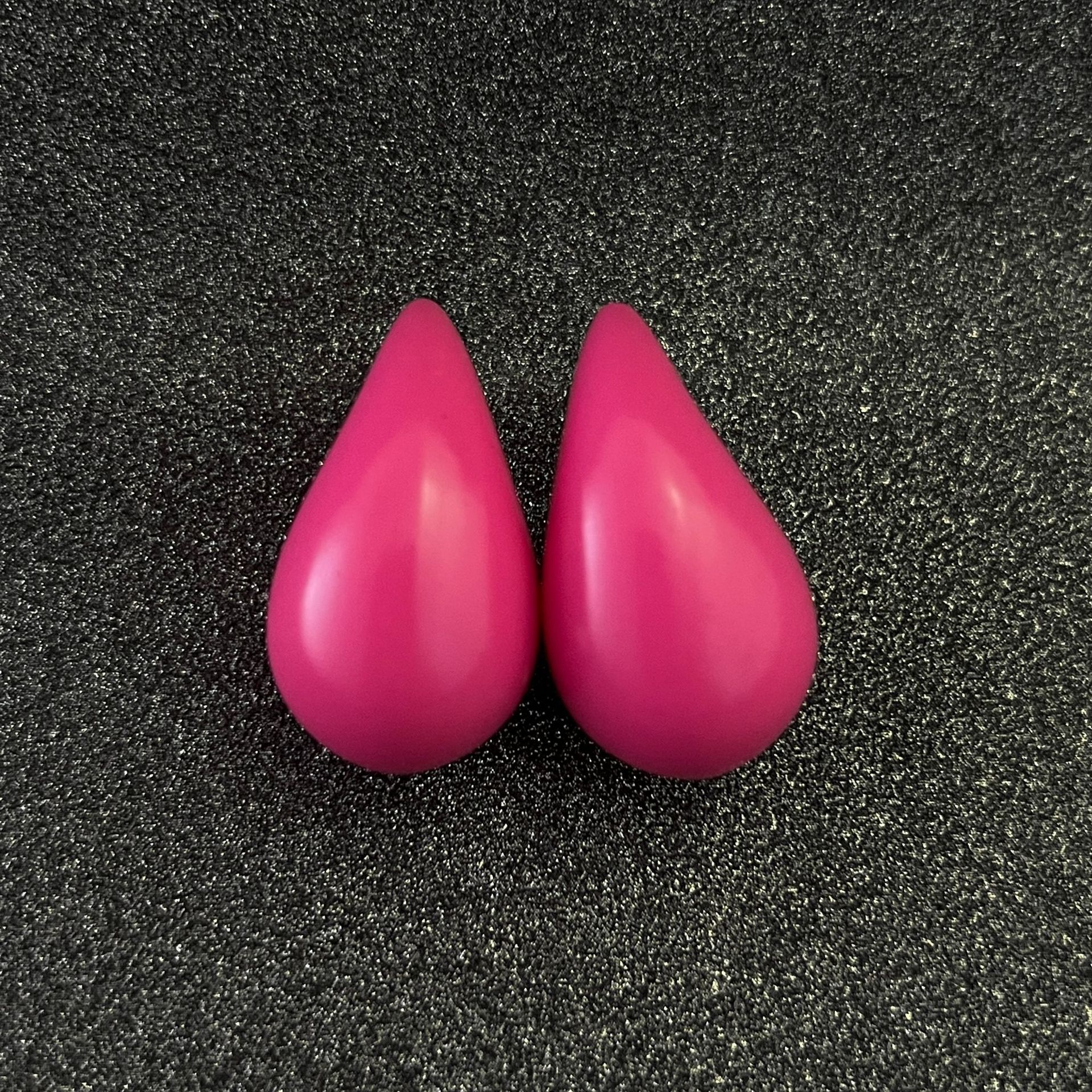 18K pendientes de oro pendientes de gota elegante personalidad simple gran acrílico color caramelo Venta caliente guisantes pendientes