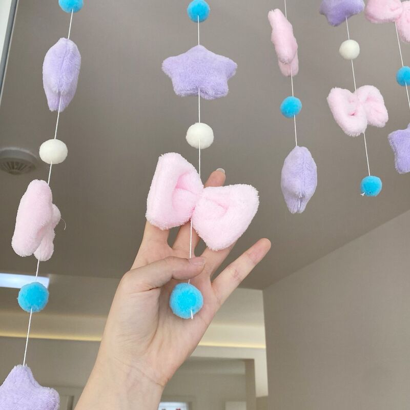 Purple Planet Door Curtain for Home, Children's Room Door Decoration, Wall Hanging Curtain, High-Value No-Punch 3D Door Sticker