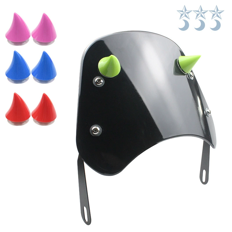 Модифицированное ветровое стекло для электросамоката Niu №9, защитное стекло для фар мотоцикла, передняя накладка, декоративные рожки для шлема