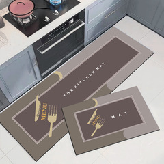 批發軟硅藻泥吸水吸油防滑廚房墊組合速干腳墊家用抗疲勞廚房腳墊