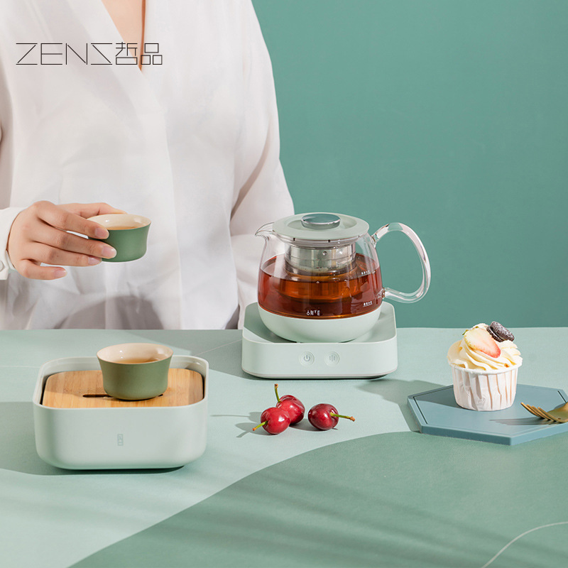 ZENS哲品T-Box茶合Mini版玻璃煮茶器泡茶壺帶食盒