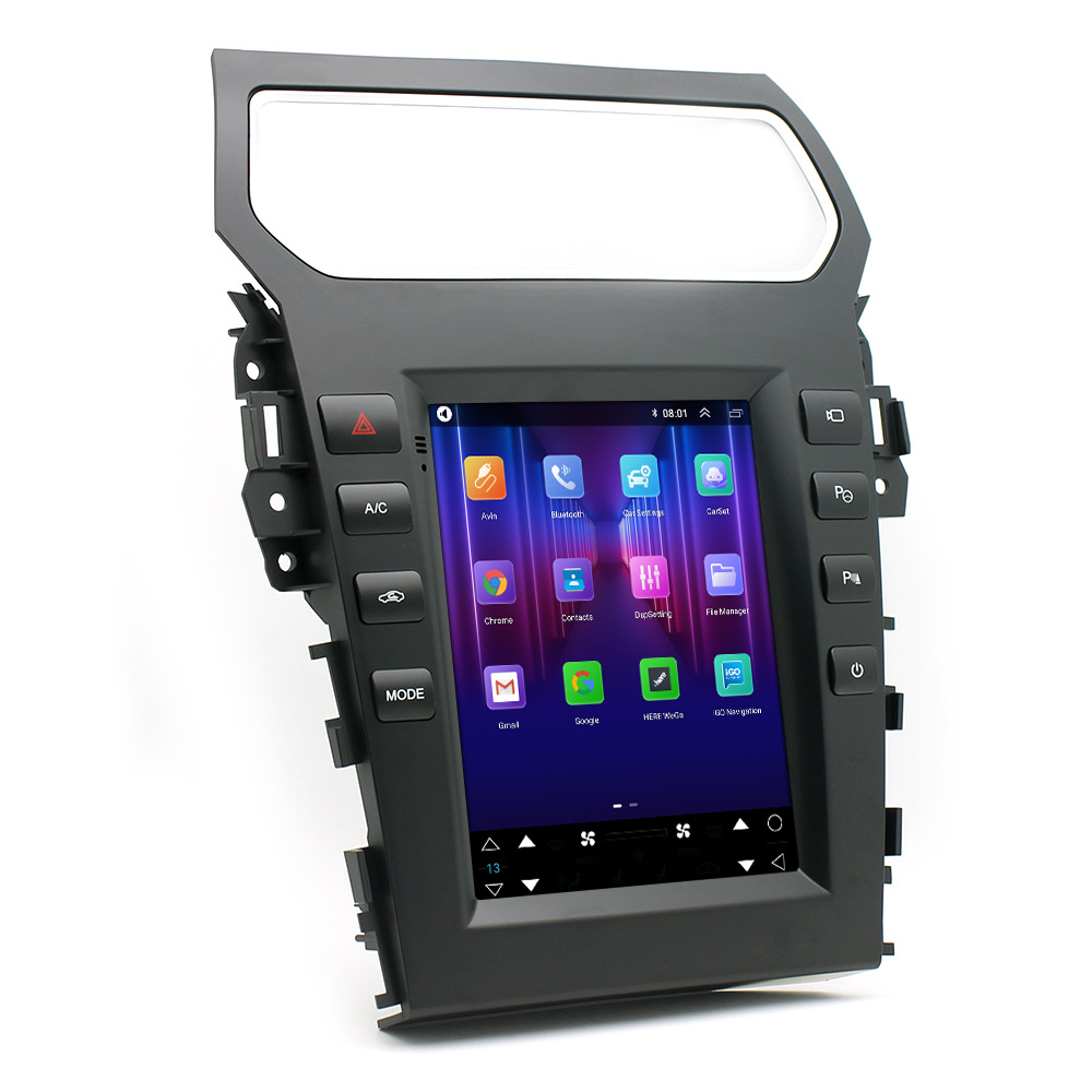 Navegación del coche conveniente para 11-19 navegación vertical de la pantalla del GPS del navegador del coche del explorador de Ford