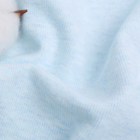 Colored yarn velvet knitted fabric baby A cotton wool double-sided fabric yarn-dyed striped fabric baby clothing fabric
