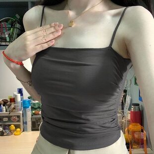 T-shirt, top with cups, tank top sleevless, beautiful back