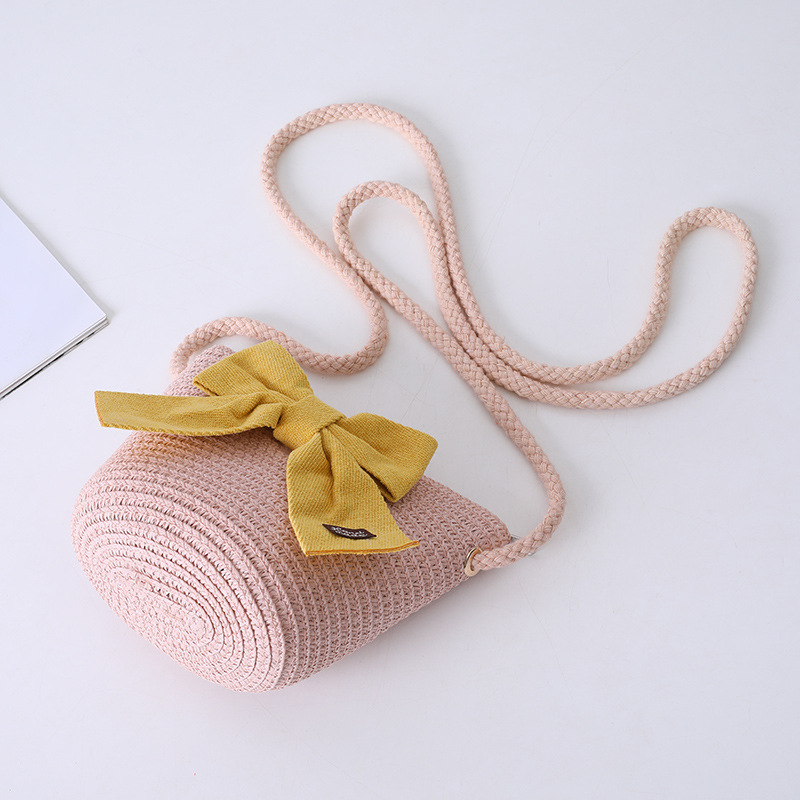 147g Weight Hat Classification straw Fabric Type Straw Hat Hats Type 1 Piece, 1 Set Quantity Holiday, Outdoor Occasion Bow Knot Pattern All Seasons Season Children Unisex Gender Sweet Style Children Unisex Sweet Bow Knot Straw Hat 24