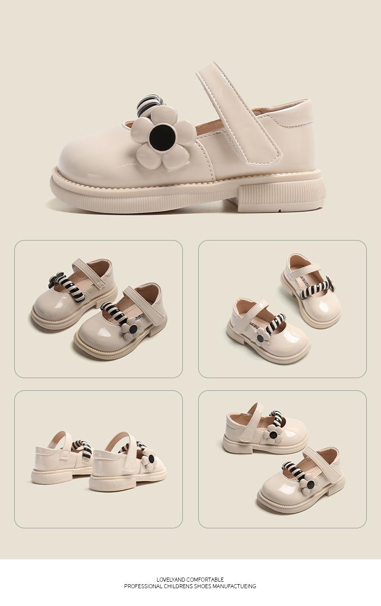 Girls Infant Toddler Shoes Female Baby Princess Shoes Soft Sole Non-Slip Small Leather Shoes Spring and Autumn Children's Shoes_voghion.com