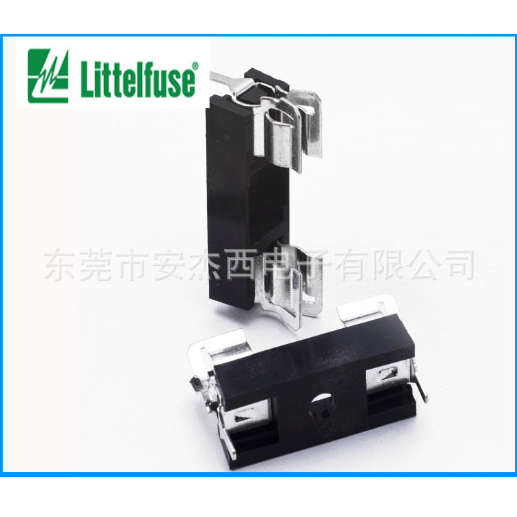 5X20玻璃陶瓷电流保险丝15A印刷电路板PCB安装保险丝座T-646/648