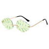 Retro sunglasses, trend glasses solar-powered, European style, 2021 collection