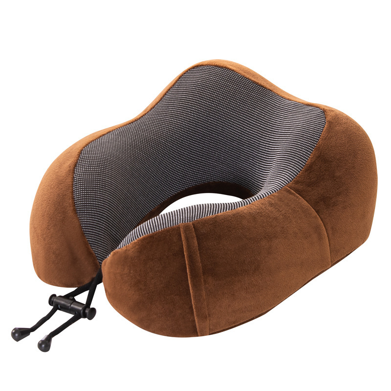 Almohada de viaje con memoria Almohada en forma de U al por mayor Almohada transfronteriza de comercio exterior Almohada de siesta de oficina de coche Almohada en forma de U