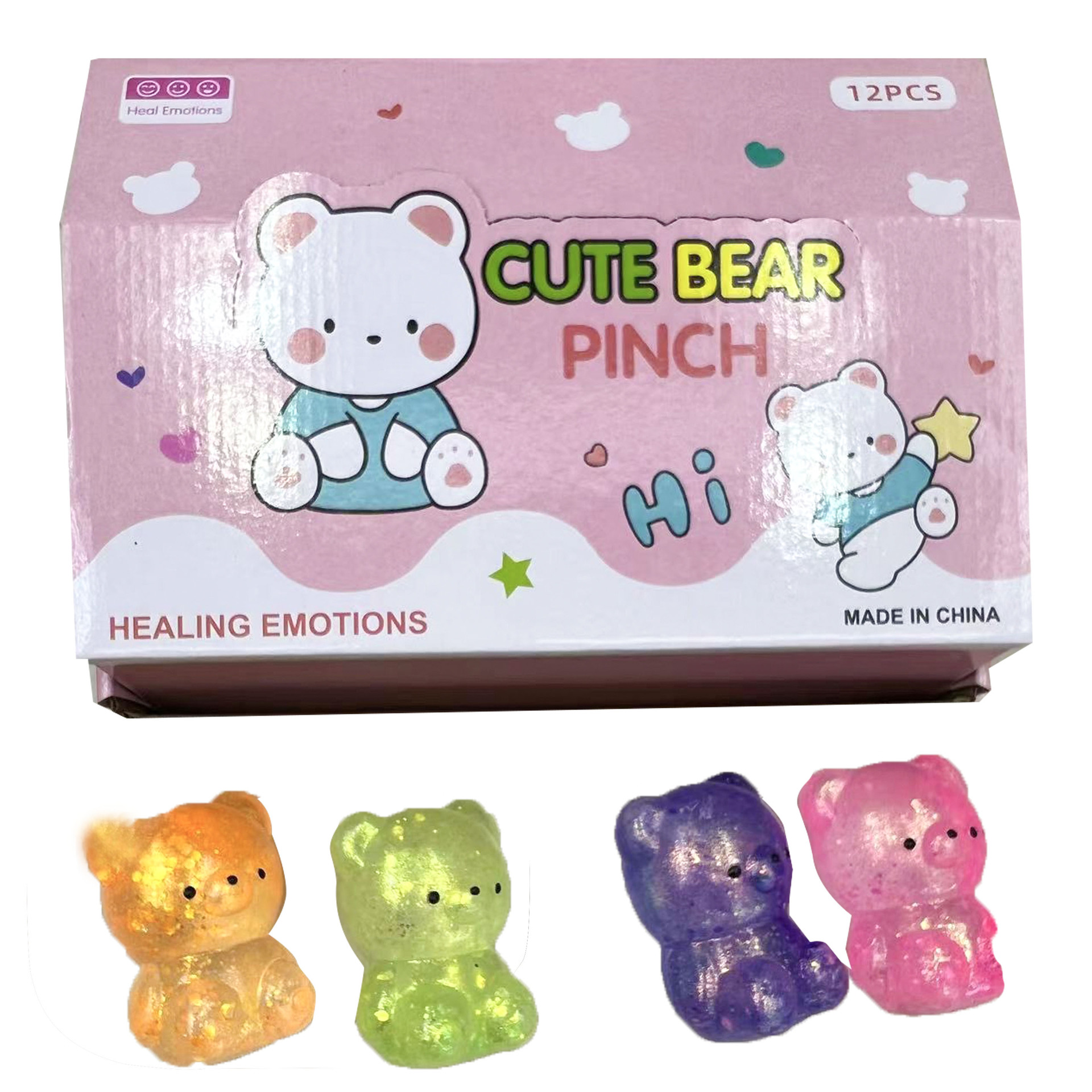 Popular polvo de oro azúcar Malta lindo animal pellizco música nuevo lento rebote ventilación descompresión bola juguete los niños traje