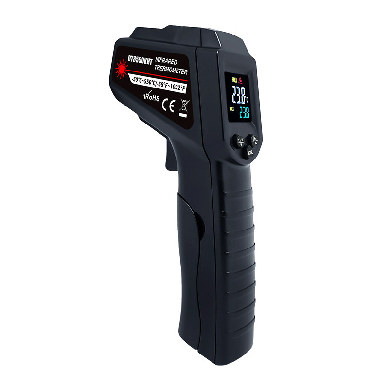 DT8380KHTDT8550KHT多功能工业红外线测温仪非接触手持式测温枪