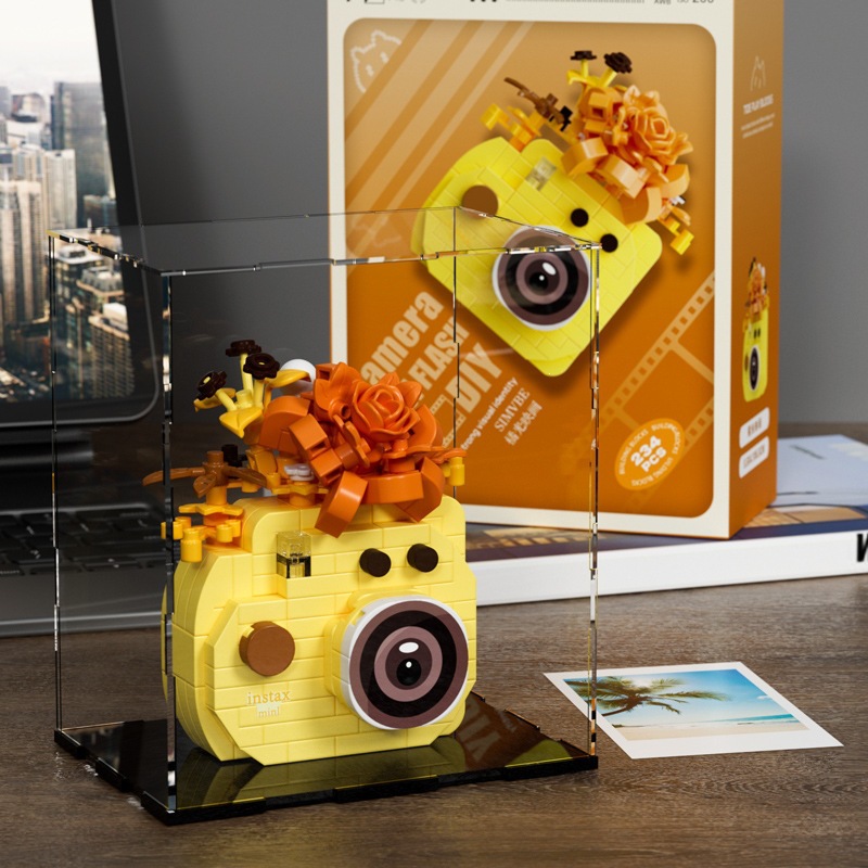 Película de luz naranja 234 gránulos + acrílico transparente