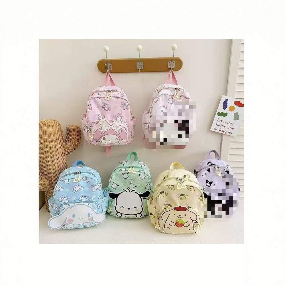 Cartoon Cute Elementary School Backpack for Children, Kindergarten Baby's Spine-Protecting and Weight-Reducing Backpack in Sanrio Style