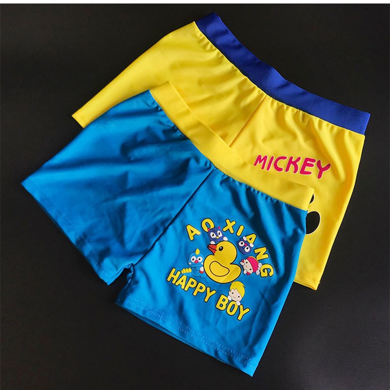 Bañador de natación para niños boxeador de buena calidad piscina de aguas termales estudiante bañador nylon masculino bebé traje de baño fábrica al por mayor