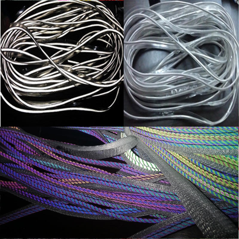 厂家供应 PVC反光包边条 胶骨条反光材料 高亮箱包用反光骨条辅料