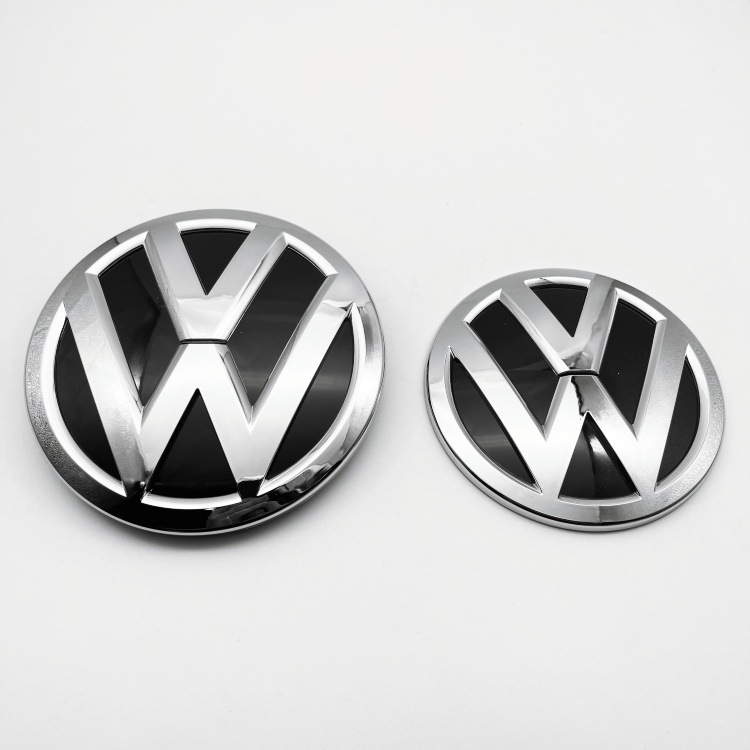 Suitable for Volkswagen Caddy Front and Rear Logo Modification, 10-15/16-20 Model Caddy Center Grille Tail Logo, Black