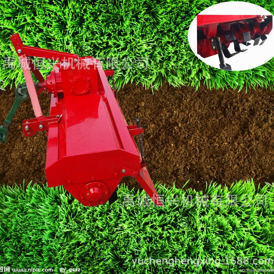 供应农用双弹簧中耕灭茬机外贸出口机械