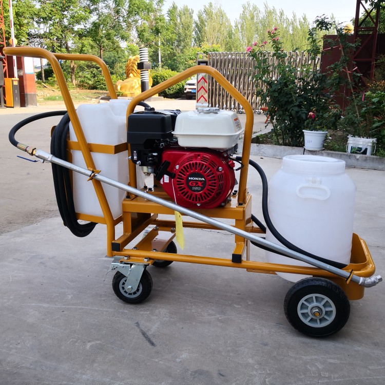 柴油手推式乳化沥青撒布机公路养护翻新小型乳化沥青喷涂撒布机