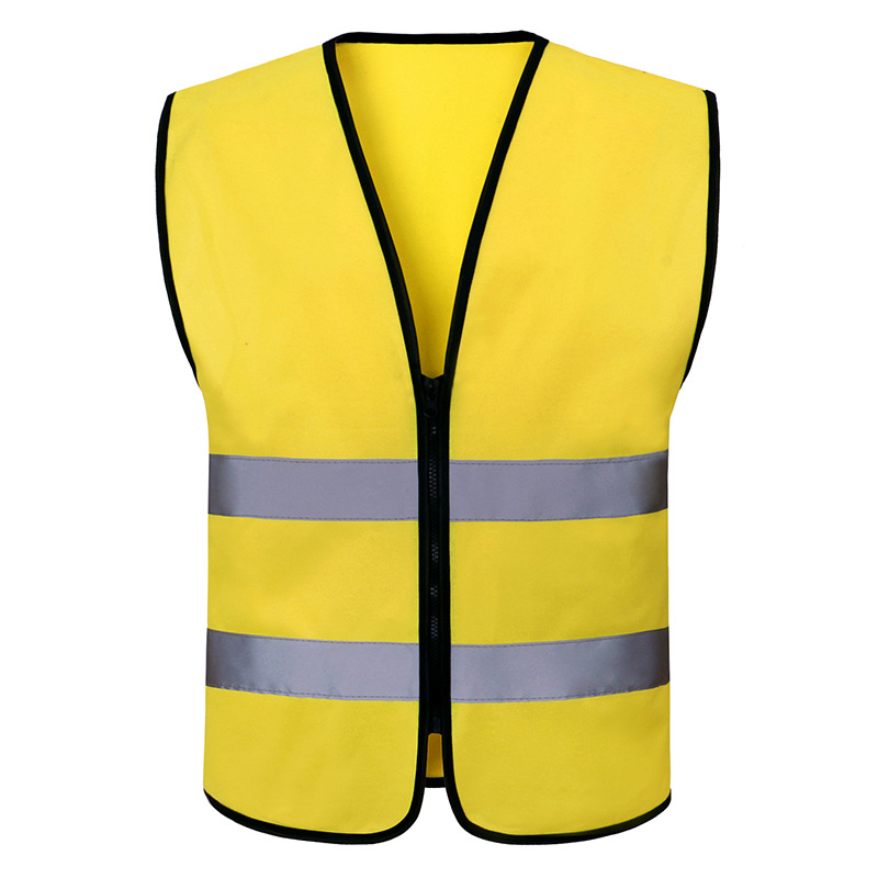 Chaleco Reflectante de Seguridad de Malla Multi Bolsillos para Construcción y Seguridad Vial