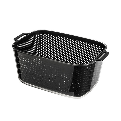 2024 New Vegetable Basin Drainage Basket Household Washing Fruit Plate Light Luxury Filter Water Washing Rice Sieve Kitchen Rice Basin