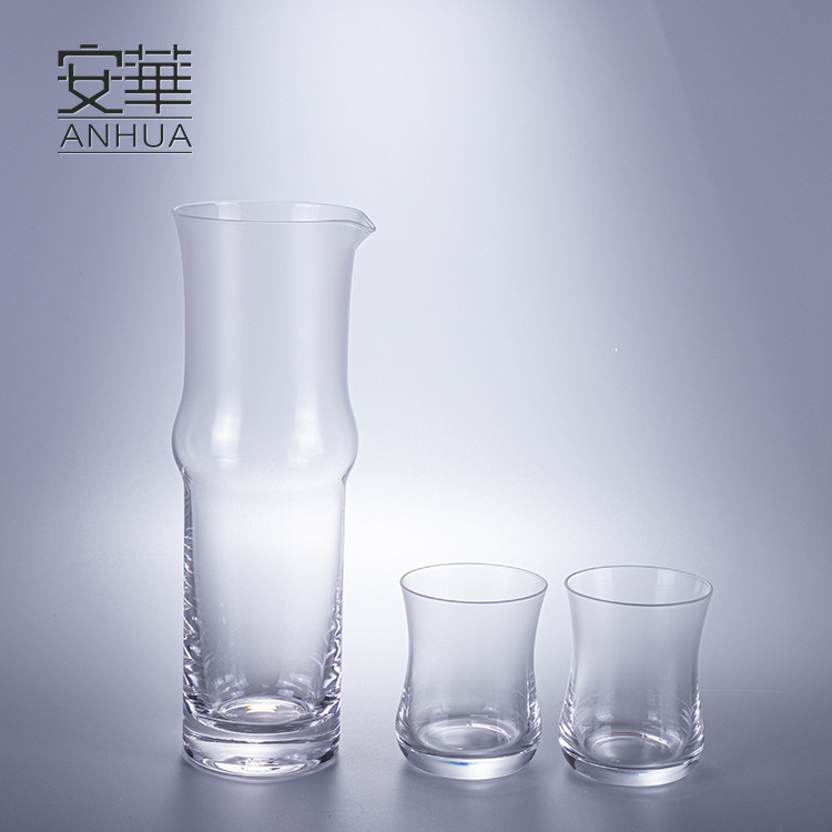 Anwar Yan value Shuiju suit Three Art Glass Water cup Simplicity glass kettle Wholesale gift