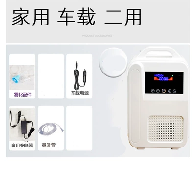 Oxygen booster car air purifier oxygen generator car negative ion aromatherapy humidifier spray mini oxygen bar (Hava təmizləyiciləri) - configuration-one