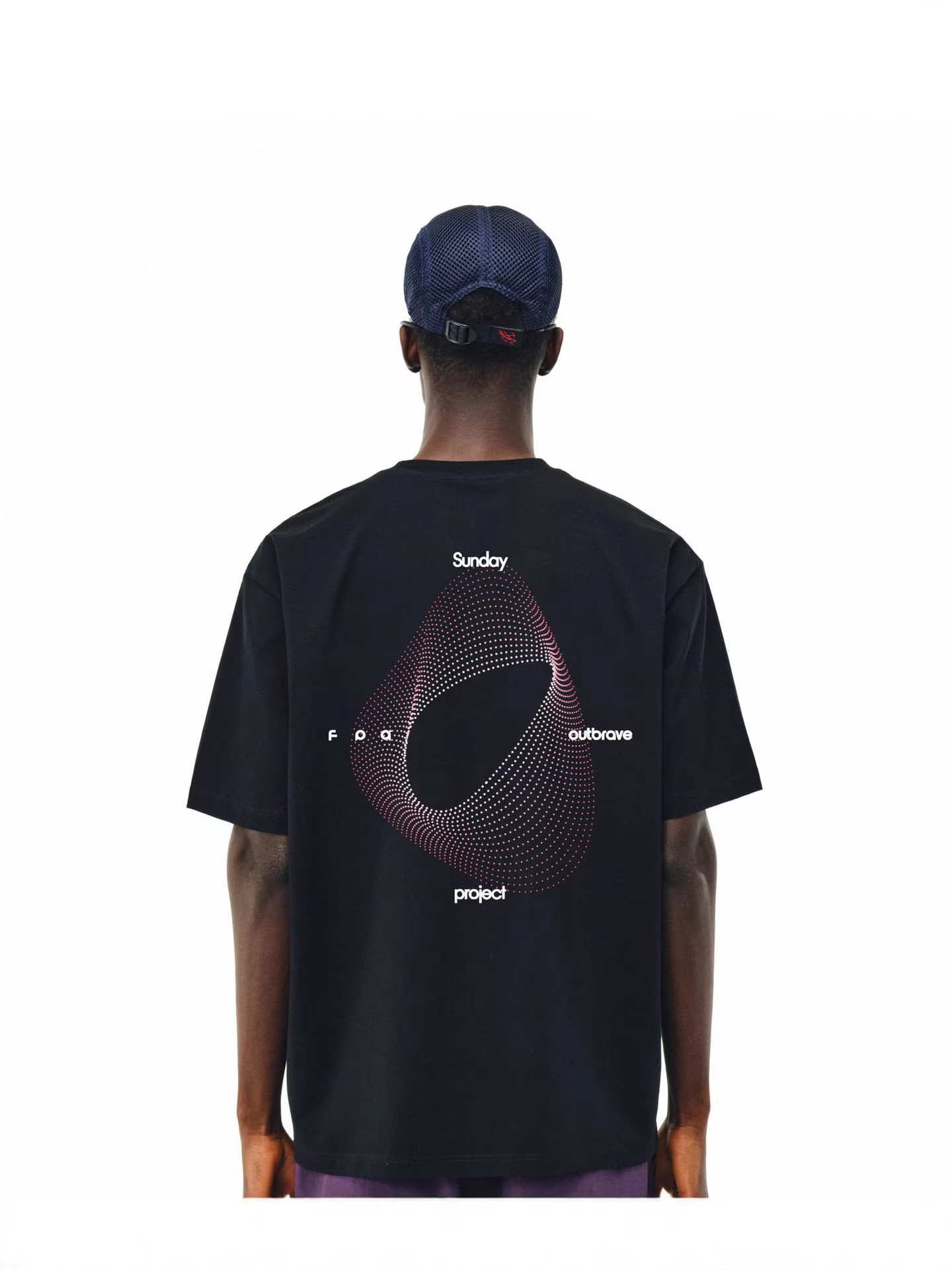 Fba Sports Cool Ice-Silk Short-Sleeve 2025 New Summer Couple Design Niche Print Loose National Trend T-Shirt